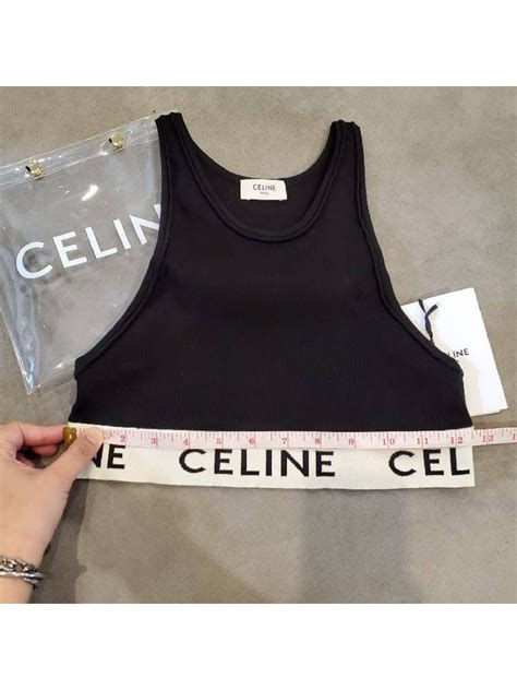 celine knit bra|Women's Celine sports bra in athletic knit .